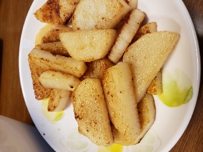 簡単♪絶品♪煮物の煮汁で長芋ソテー
