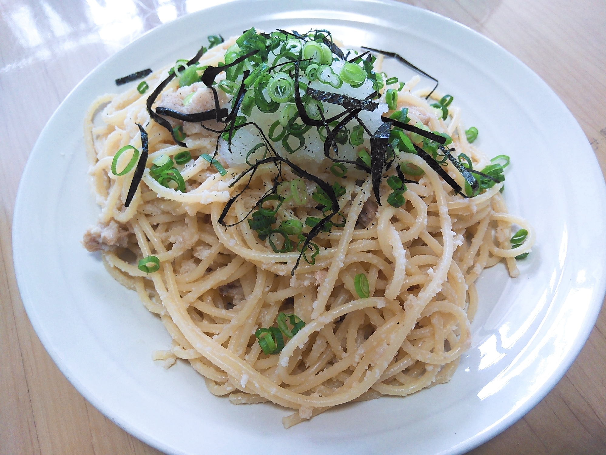 【パスタ】おからとツナの和風パスタ