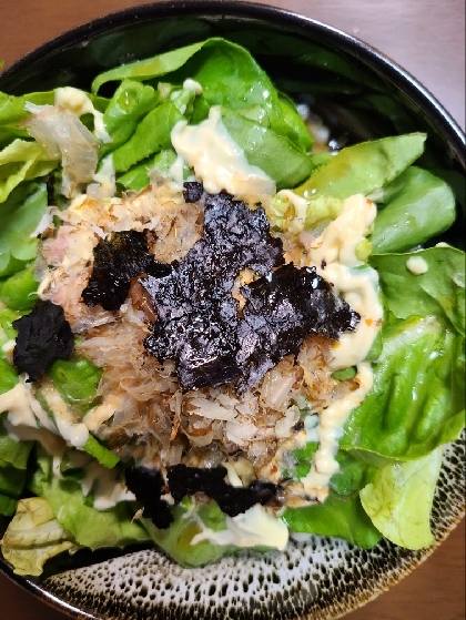 シーチキンのコクと、鰹節と海苔で和風仕立てで、とっても美味しく完食しました(^_^)
ガストのおうどん、美味しいので、再現出来て嬉しかったです(>.<)y-~