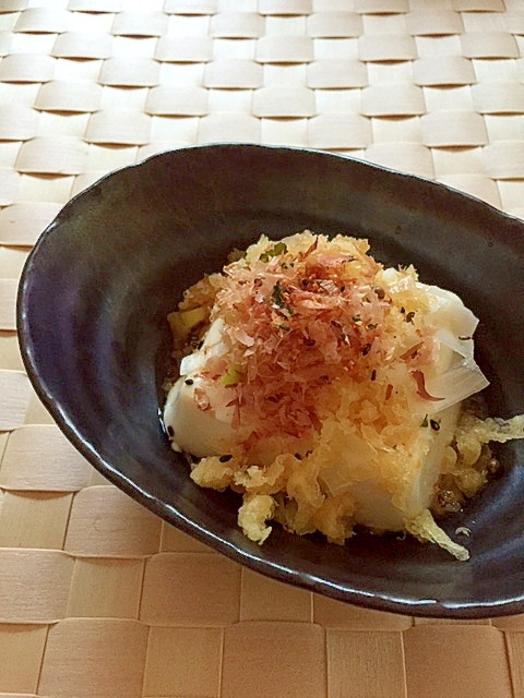 レンジで♪たぬき温奴✿