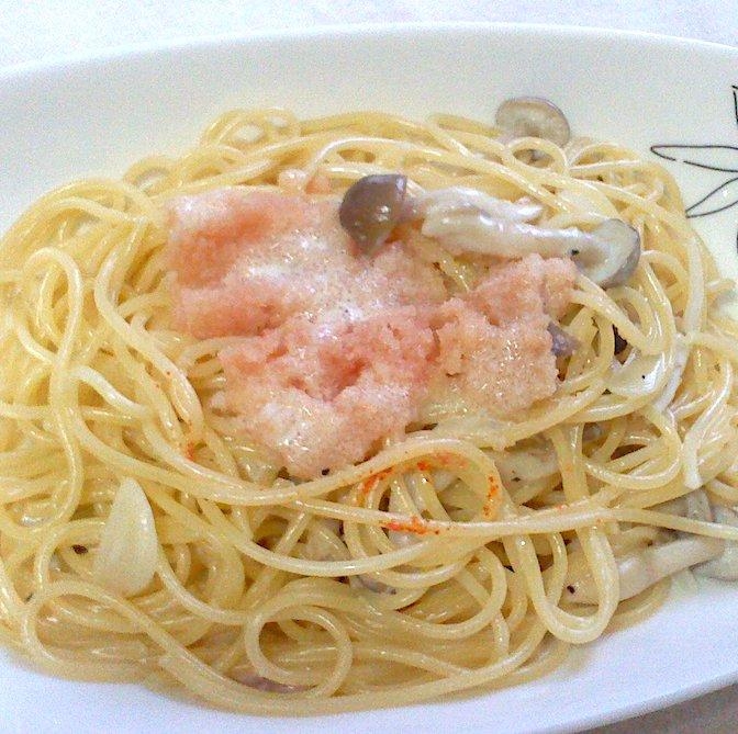 バレンタインに♡明太子クリームパスタ