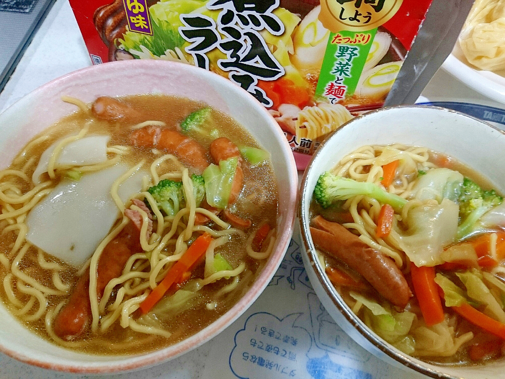 永谷園煮込みラーメンもちウインナーいり