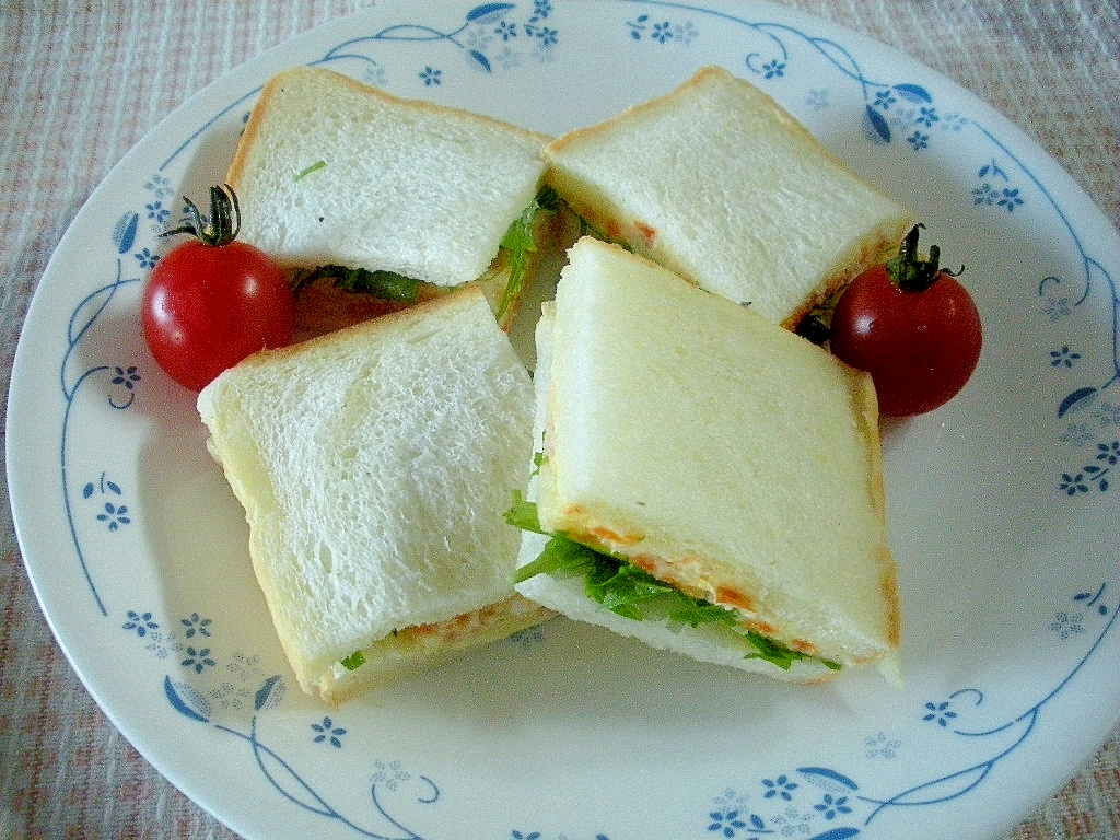 ☆ツナとキャベツのサンドイッチ☆