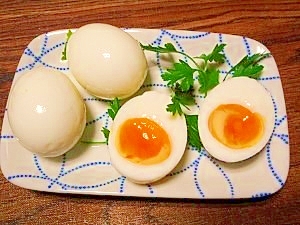 コンビニ風 塩茹で卵 レシピ 作り方 By ブルーボリジ 楽天レシピ