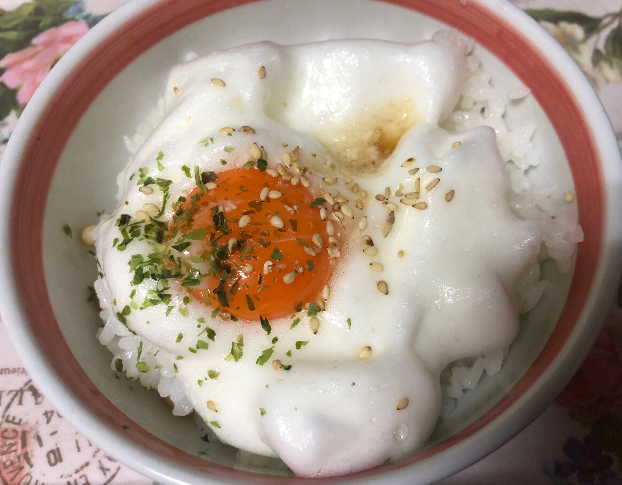 ふわふわ新食感♪卵かけご飯