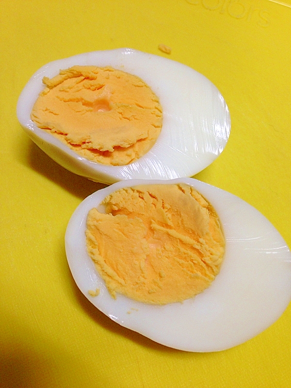 節約 固茹で ゆで卵の作り方