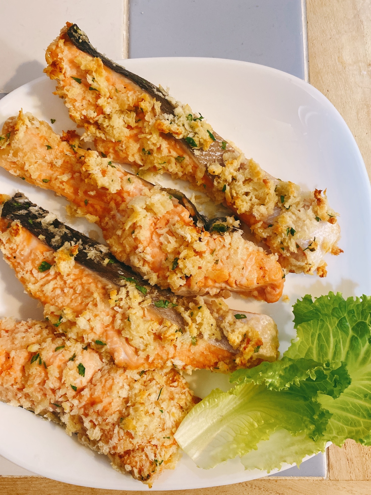 鮭のムニエル オーブントースターで レシピ・作り方 by サフラン☆pls