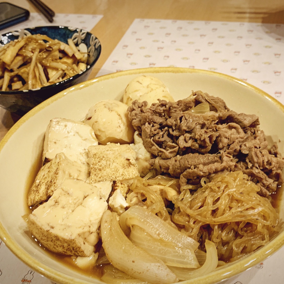 ご飯が進む！肉豆腐