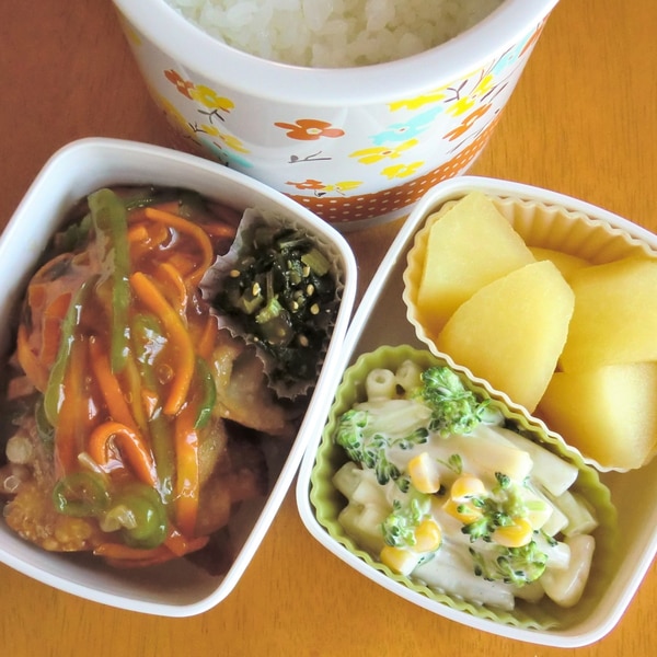 こどものお弁当 揚げ餃子野菜あん マカロニサラダ レシピ 作り方 By R Chibico 楽天レシピ こどものお弁当 揚げ餃子野菜あん マカロニサラダ レシピ 作り方 By R Chibico 楽天レシピ