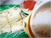 明太バターしらたきのレシピ 作り方 つくおき