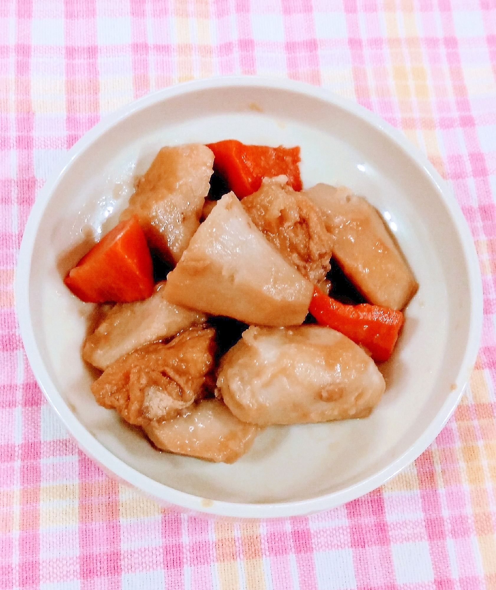 里芋 人参 油揚げの煮物 レシピ 作り方 By なな1151 楽天レシピ