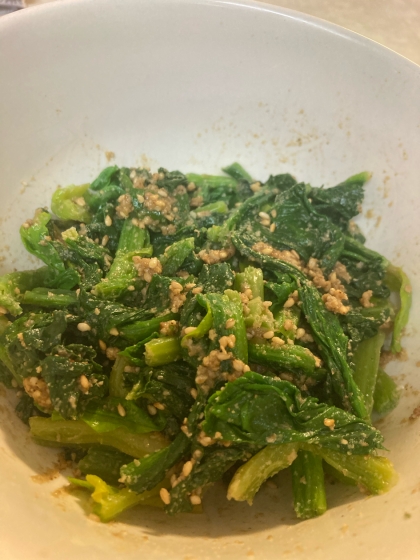 基本の和食副菜♡優しい甘さ♡ほうれん草のごま和え