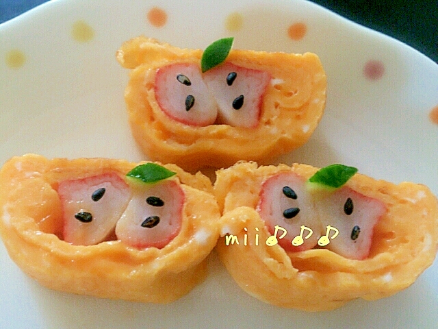 りんご卵焼き キャラ弁に レシピ 作り方 By Mii 楽天レシピ
