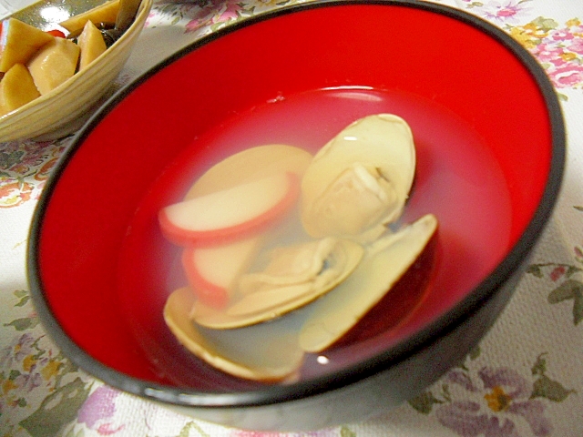 はまぐりのお吸い物　簡単料亭の味