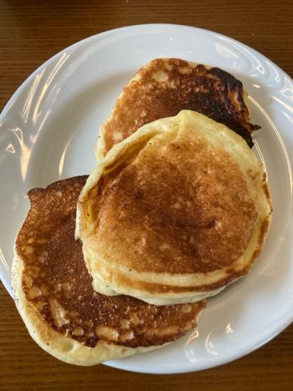 米粉ときなこのパンケーキ　離乳食にも！