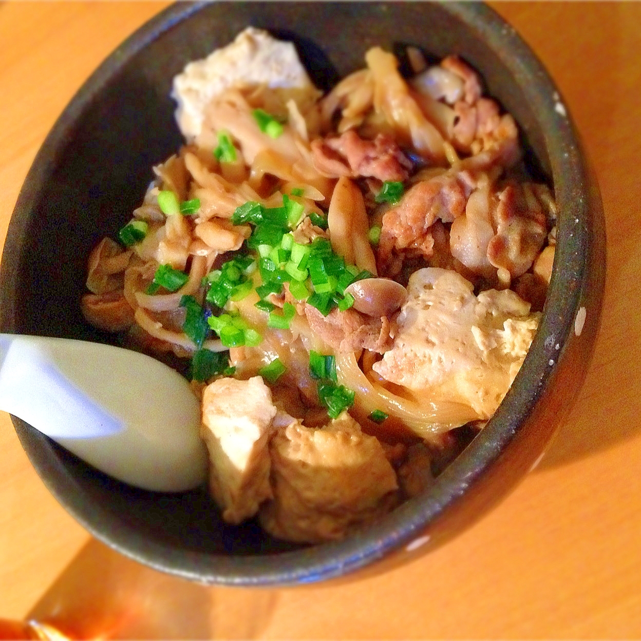 定番！きのこたっぷりの肉豆腐