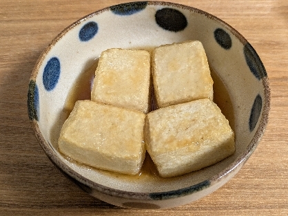 簡単すぎ？フライパン一つの揚げ出し豆腐