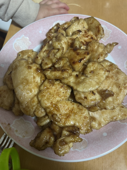 鶏胸肉で簡単♪手羽風揚げない甘辛照焼チキンお弁当に