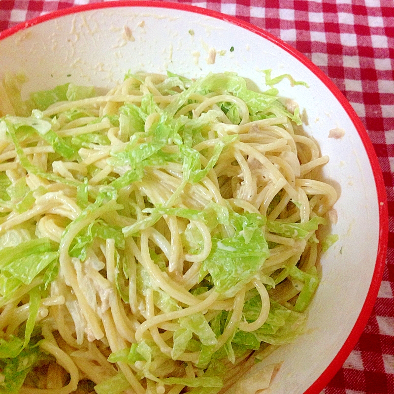 レタスとツナのスパゲッティサラダ♡