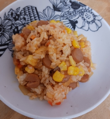 ♢コーンたっぷりチキンライス♢