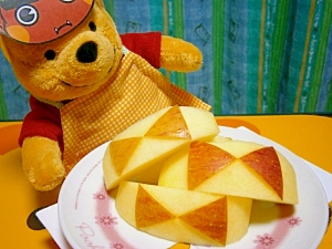 りんごリボン レシピ 作り方 By カットフルーツ 楽天レシピ りんごリボン レシピ 作り方 By カットフルーツ 楽天レシピ