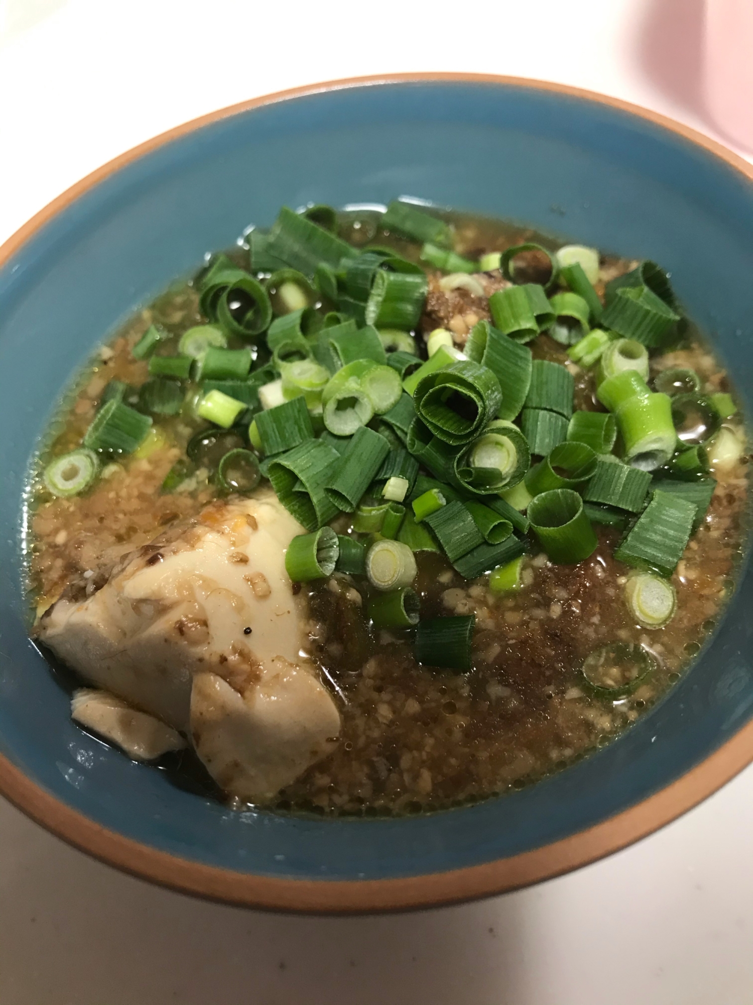 牛すじと豆腐のスープ