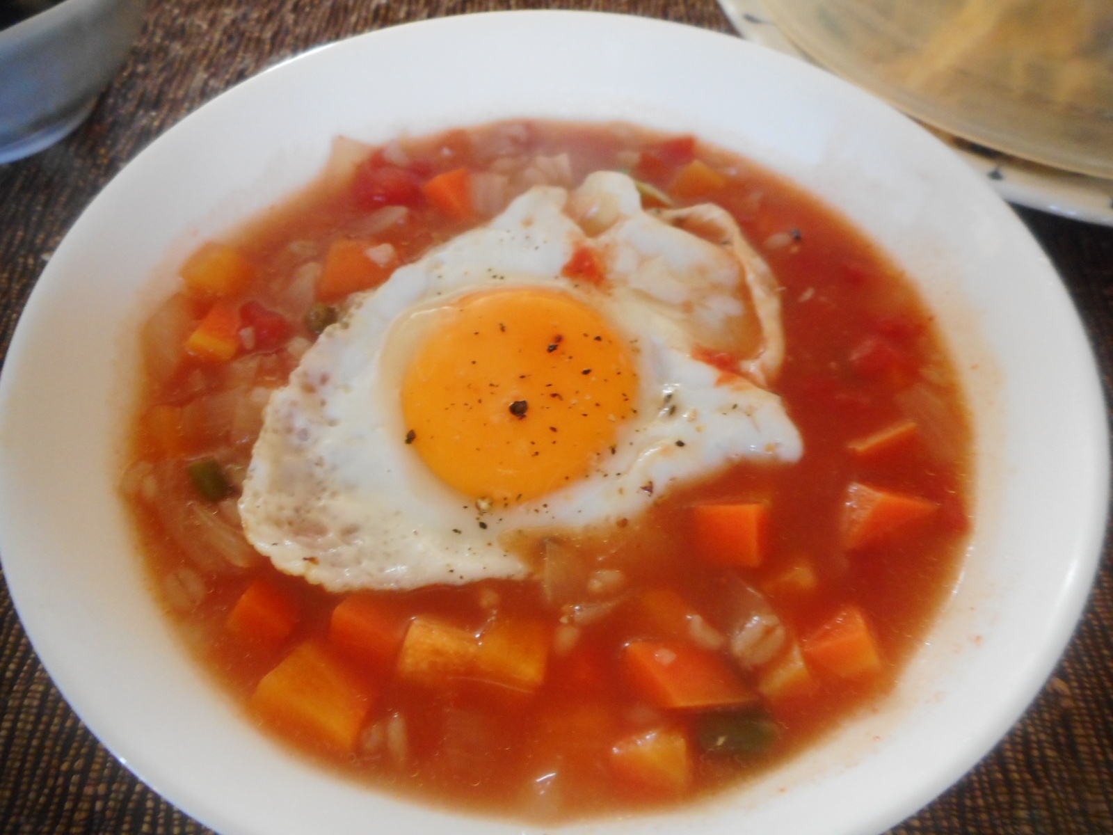 雑穀と野菜のトマトスープご飯