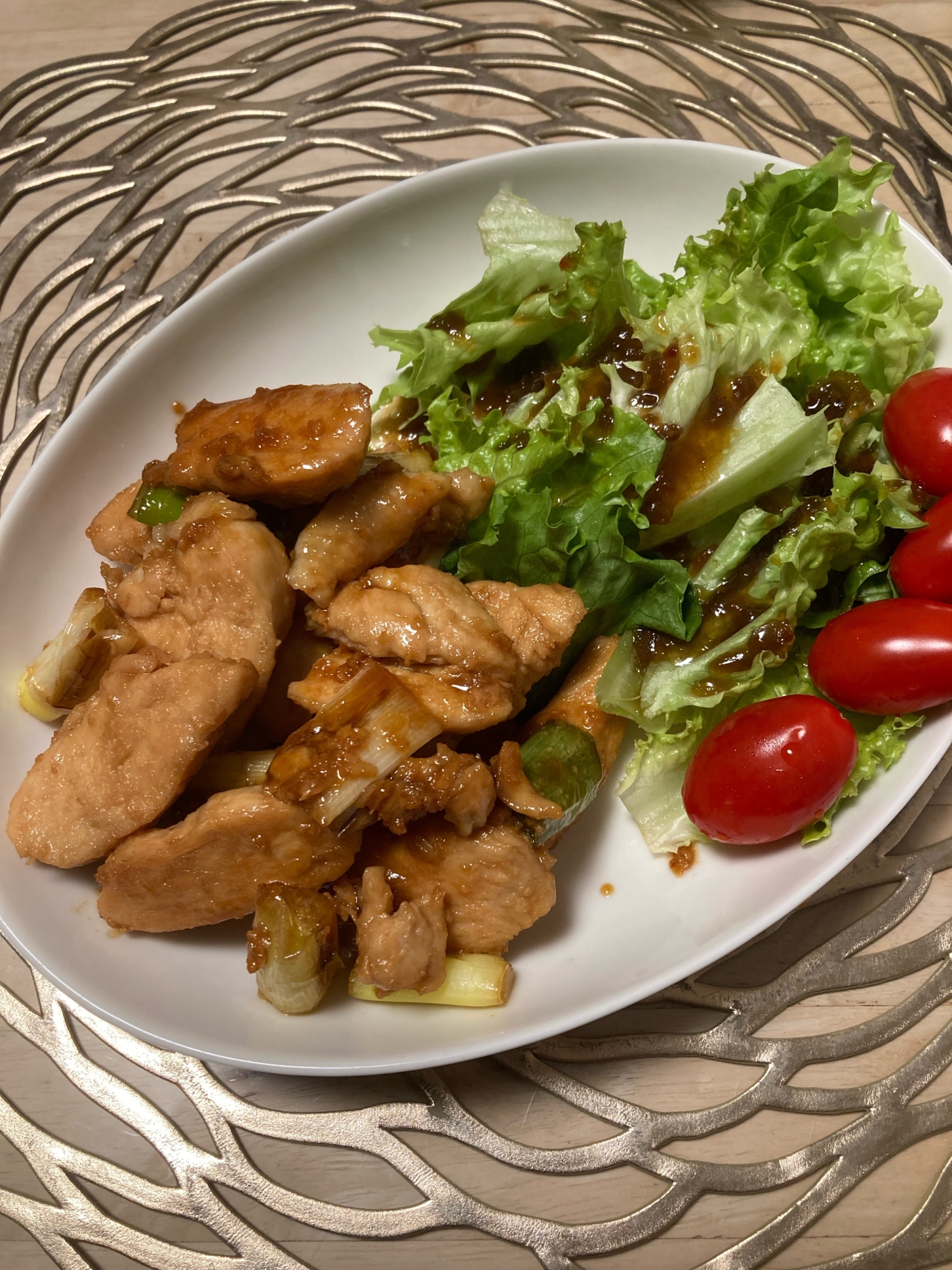 カンタン酢で鶏の照り焼き