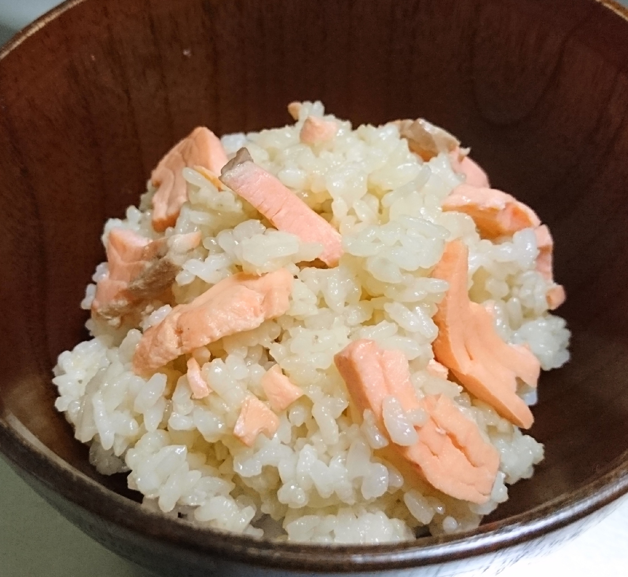 はらこ飯風の鮭ご飯