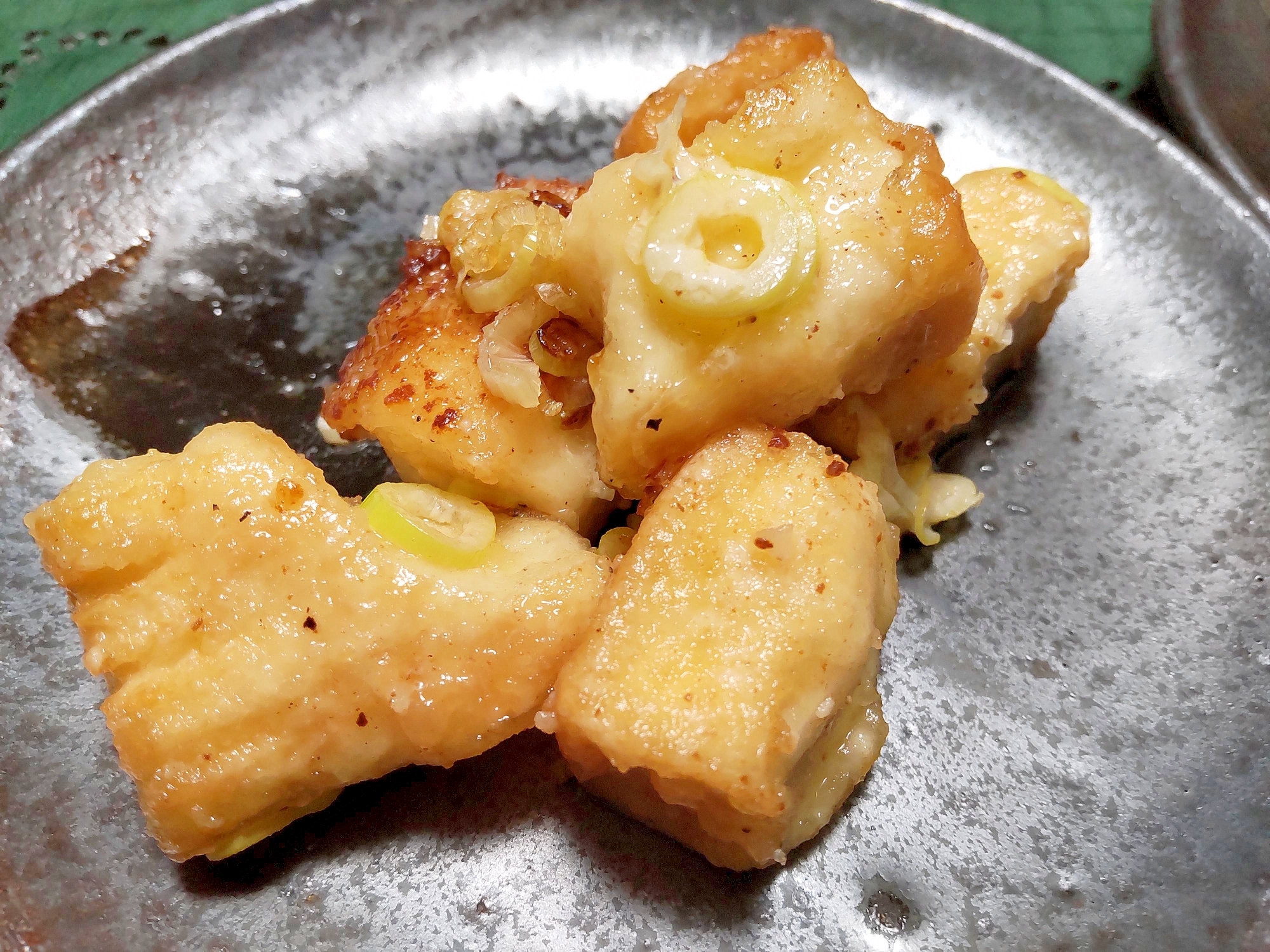 １０分!  リピート確定　厚揚げのネギマヨ焼き