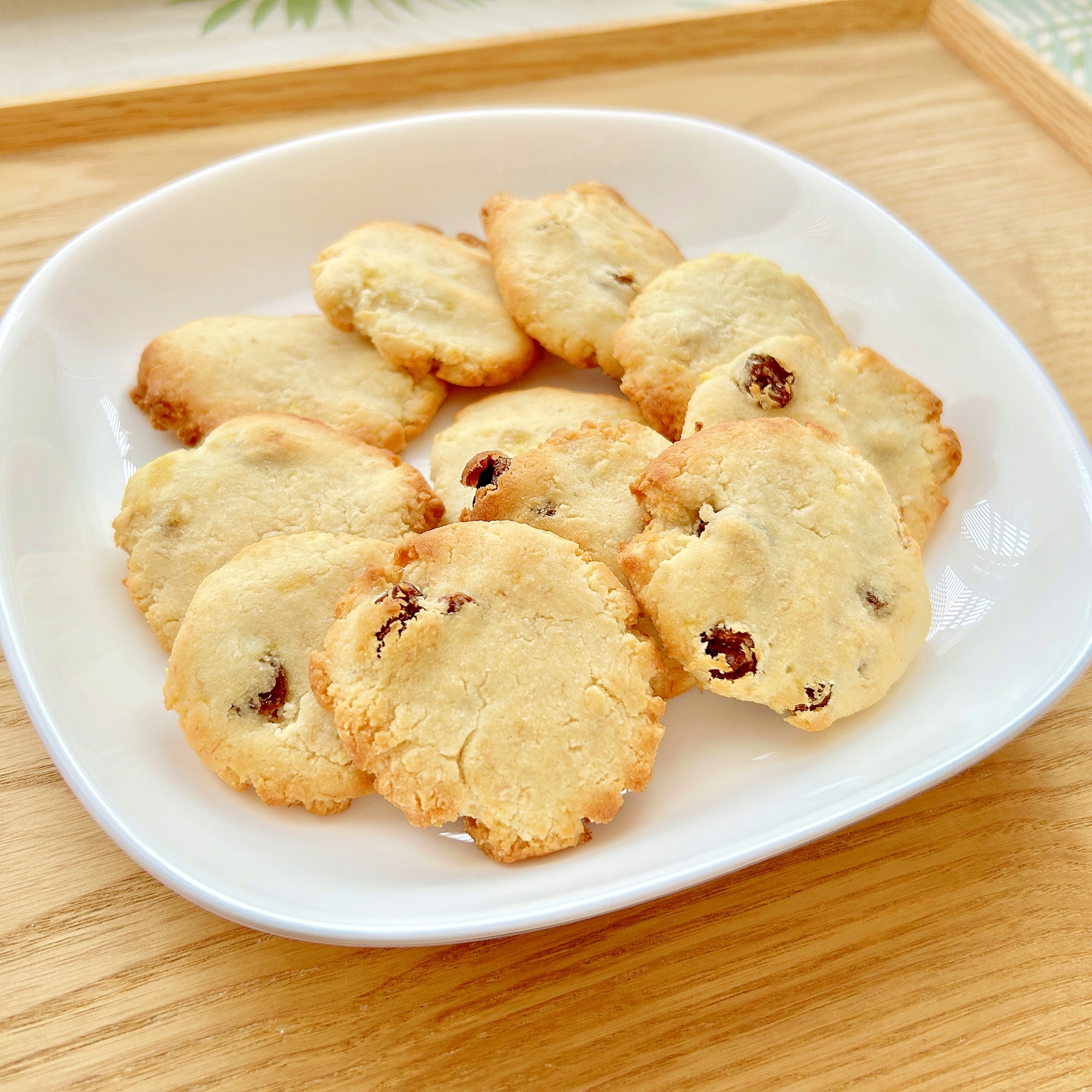 【砂糖不使用】米粉で作るレーズンソフトクッキー