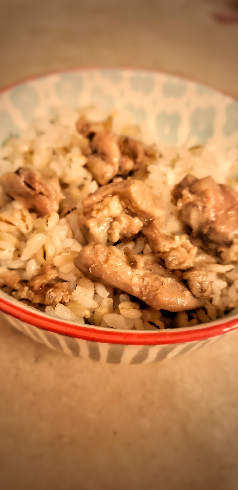 鶏肉だけ♩旨味たっぷりの炊き込みご飯