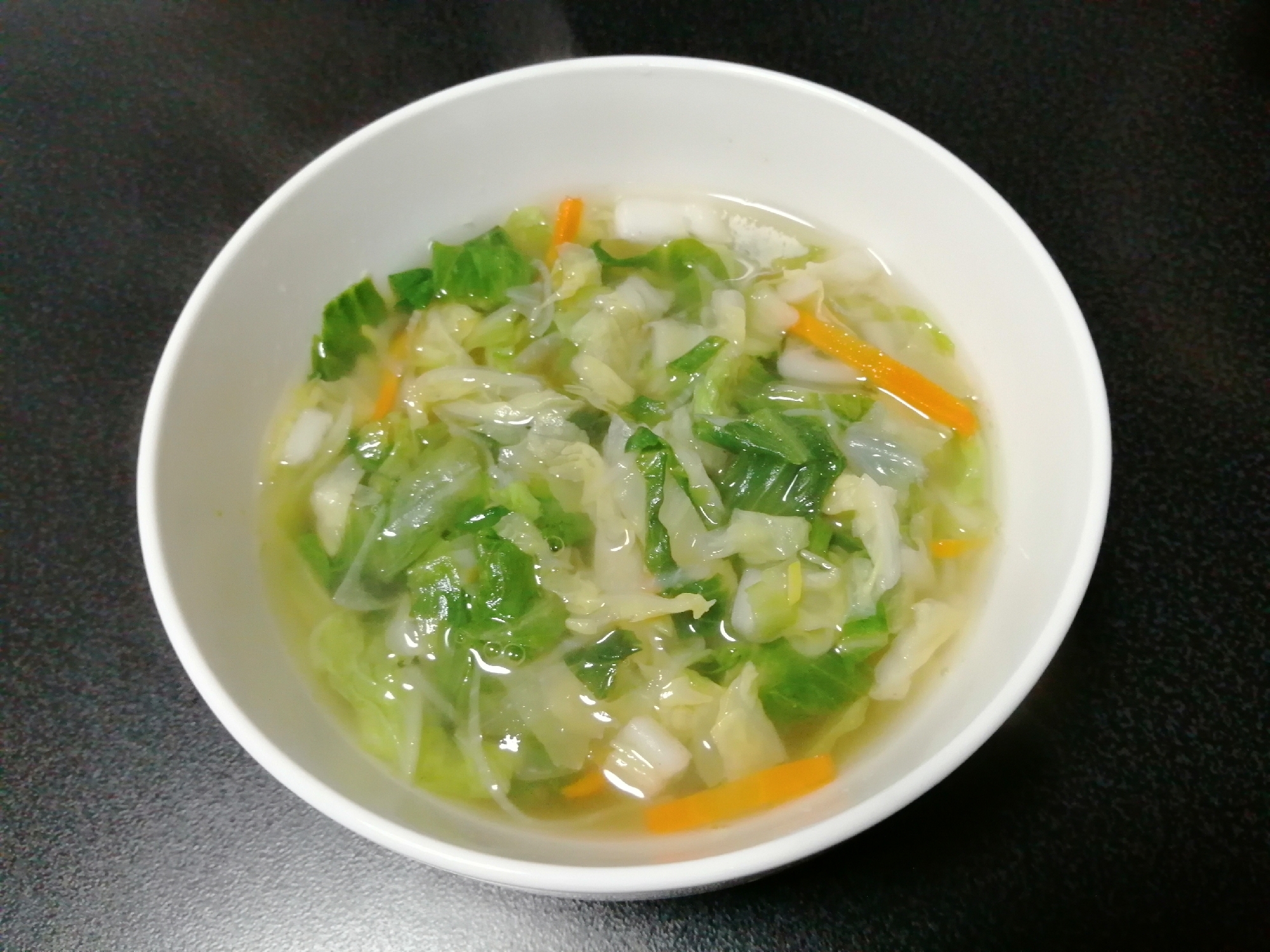 白菜メインの野菜もりもりスープ