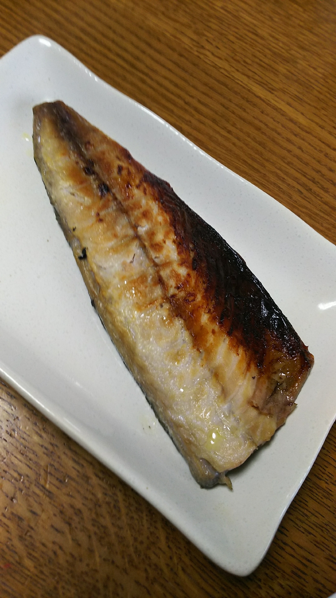 鯖の黒糖塩麹焼き