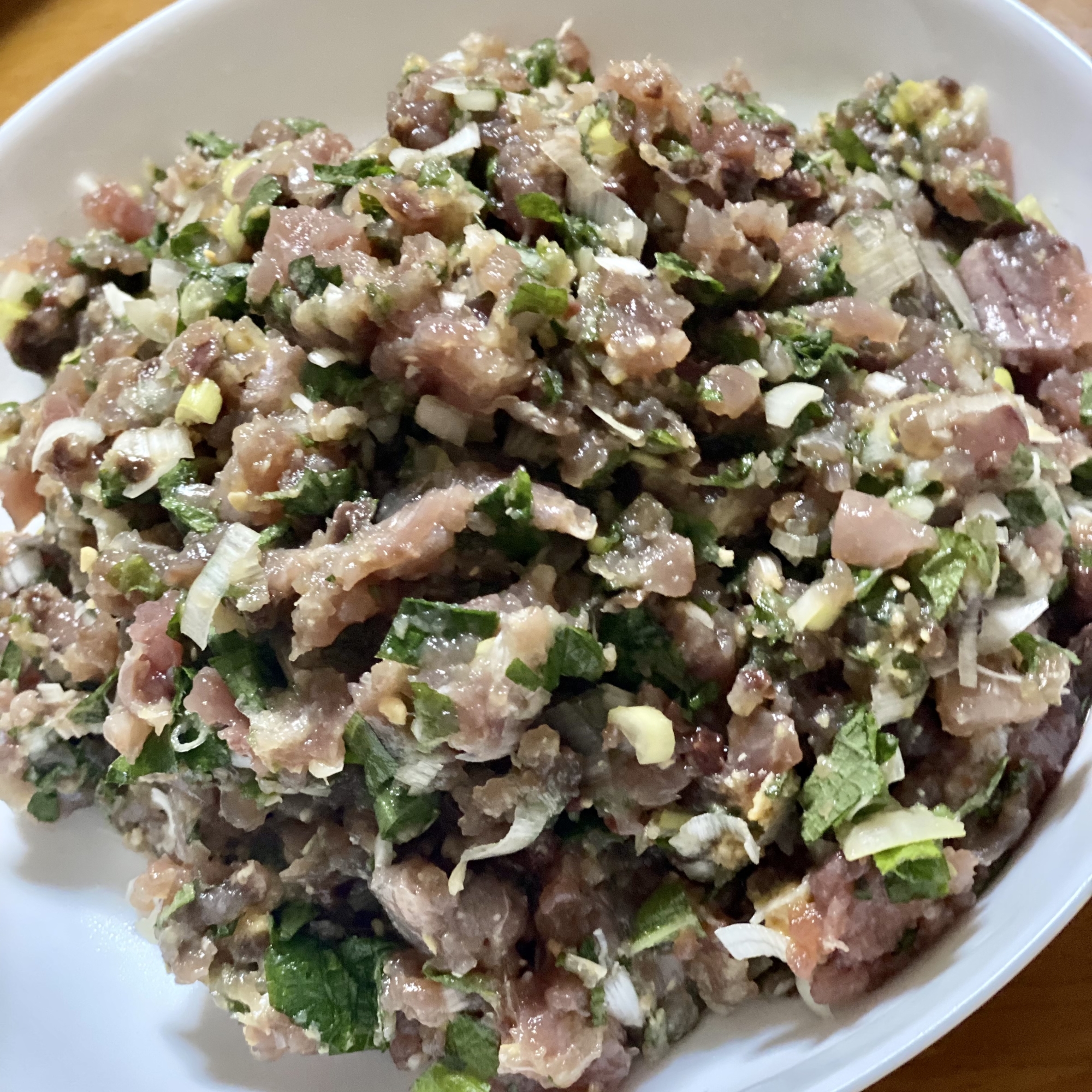 今が旬!激うまカツオのなめろう