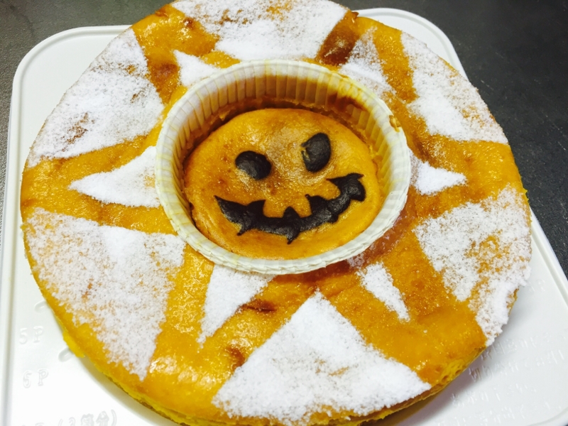 ハロウィン☆かぼちゃのチーズケーキ