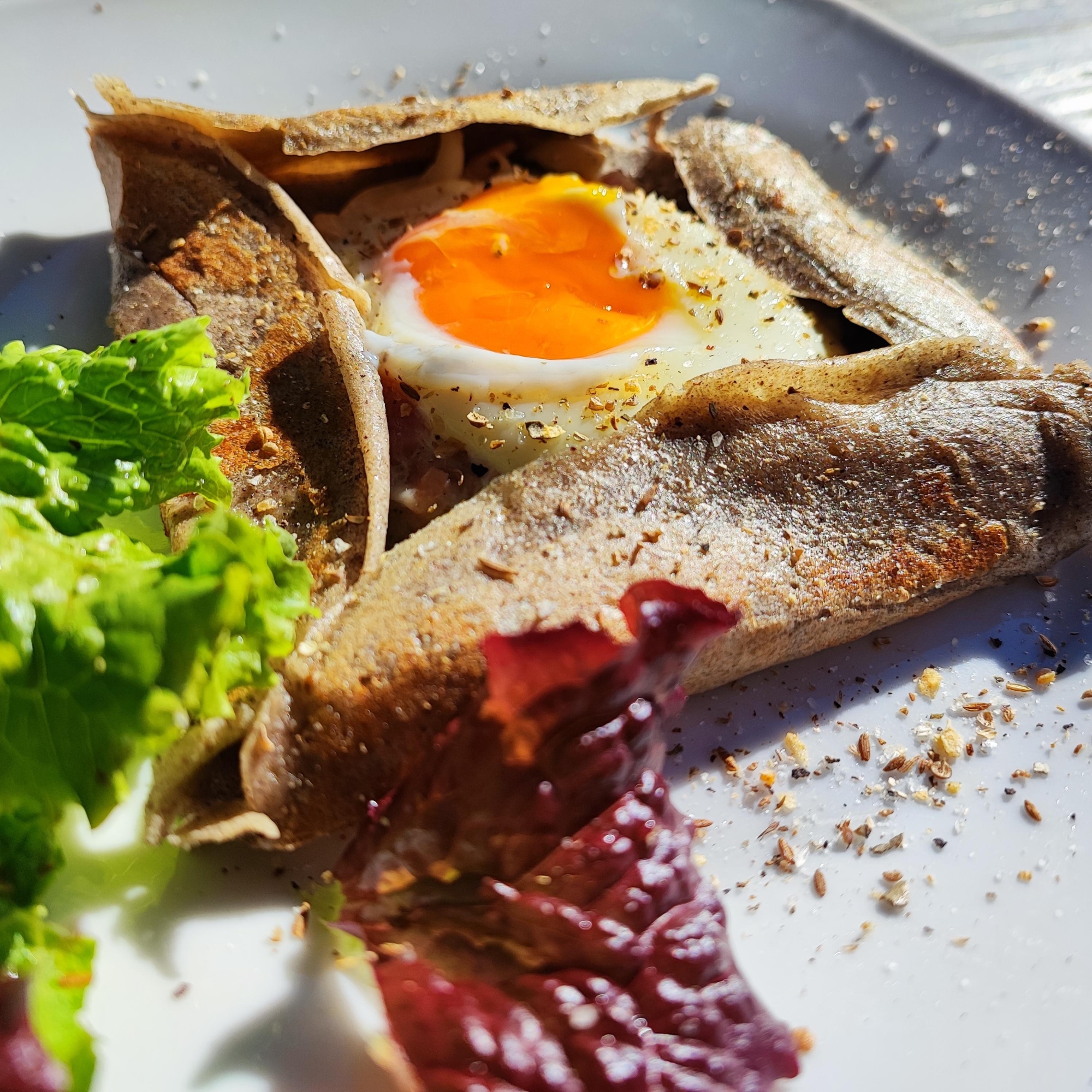 そば粉のガレット