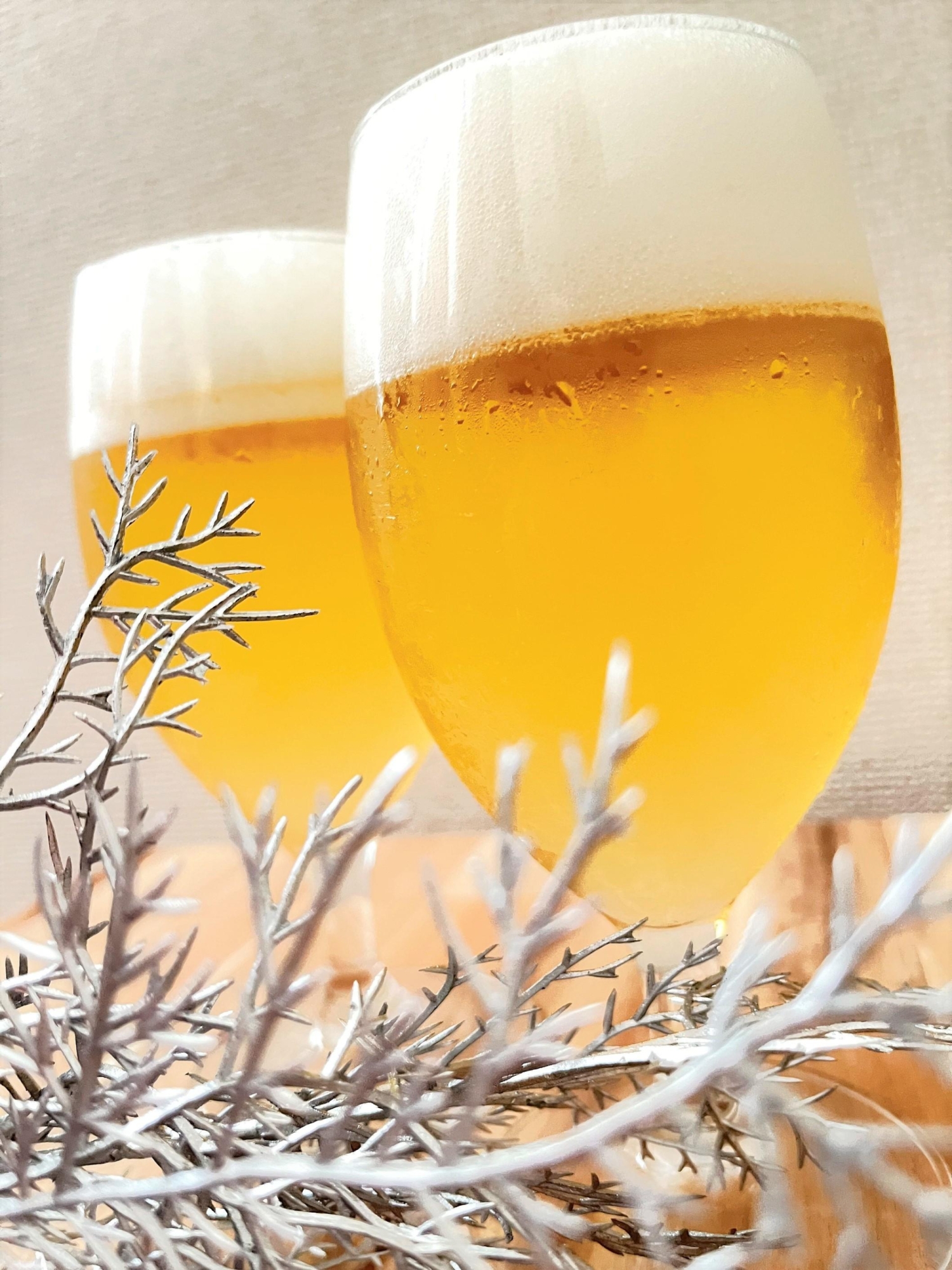 リンゴジュースでビールゼリー!!