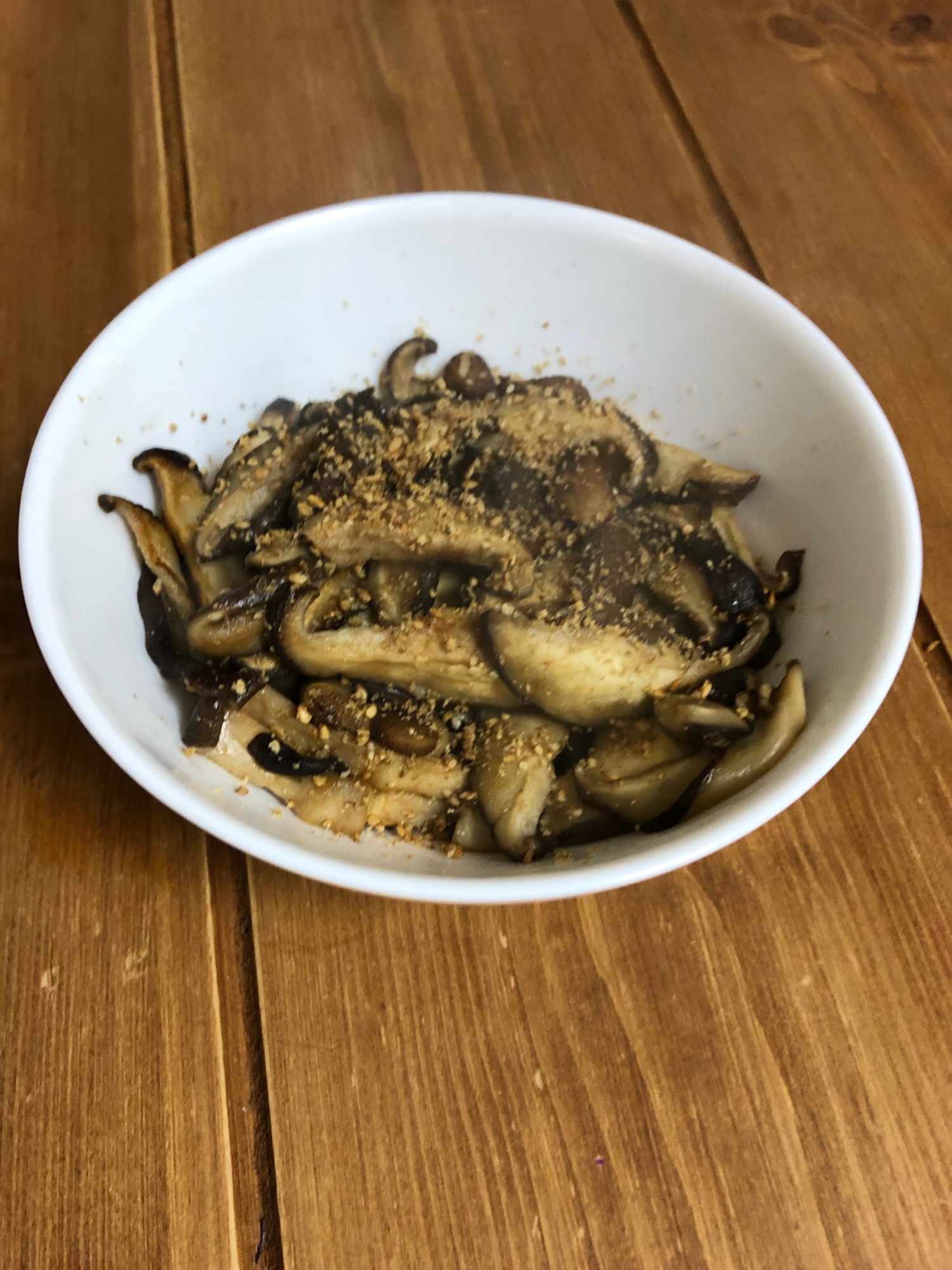 生椎茸のゴマ醤油炒め