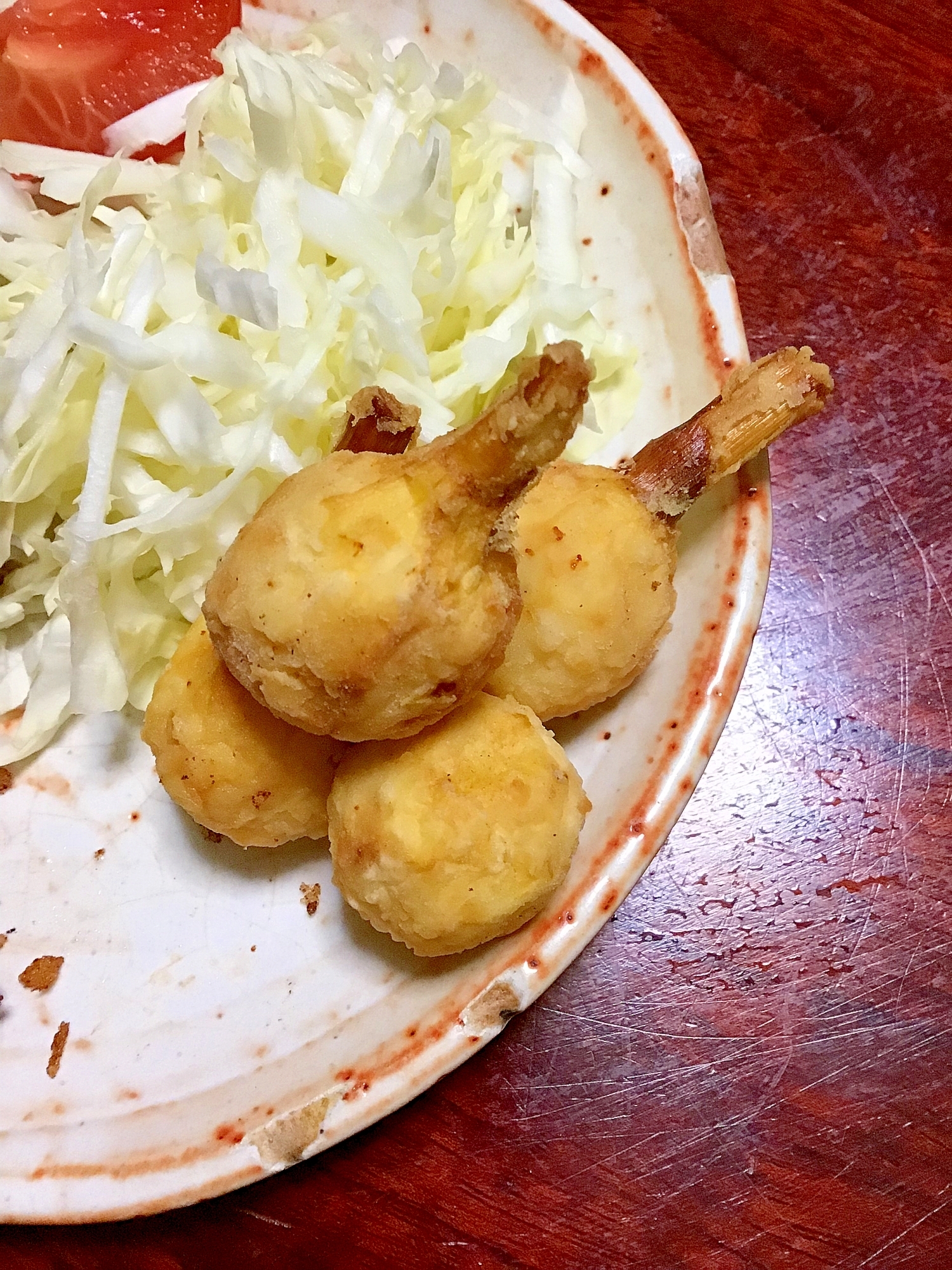 クワイの竜田揚げ風。