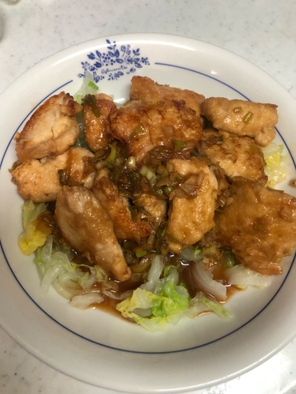 鶏胸肉で作りました。
美味しかったので次はもも肉でリベンジしたいです