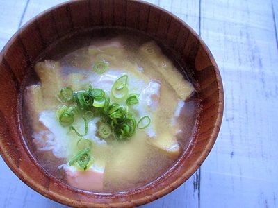 むきアサリと豆腐のお味噌汁♪