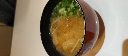 玉ねぎと油揚げの味噌汁＊出汁なし