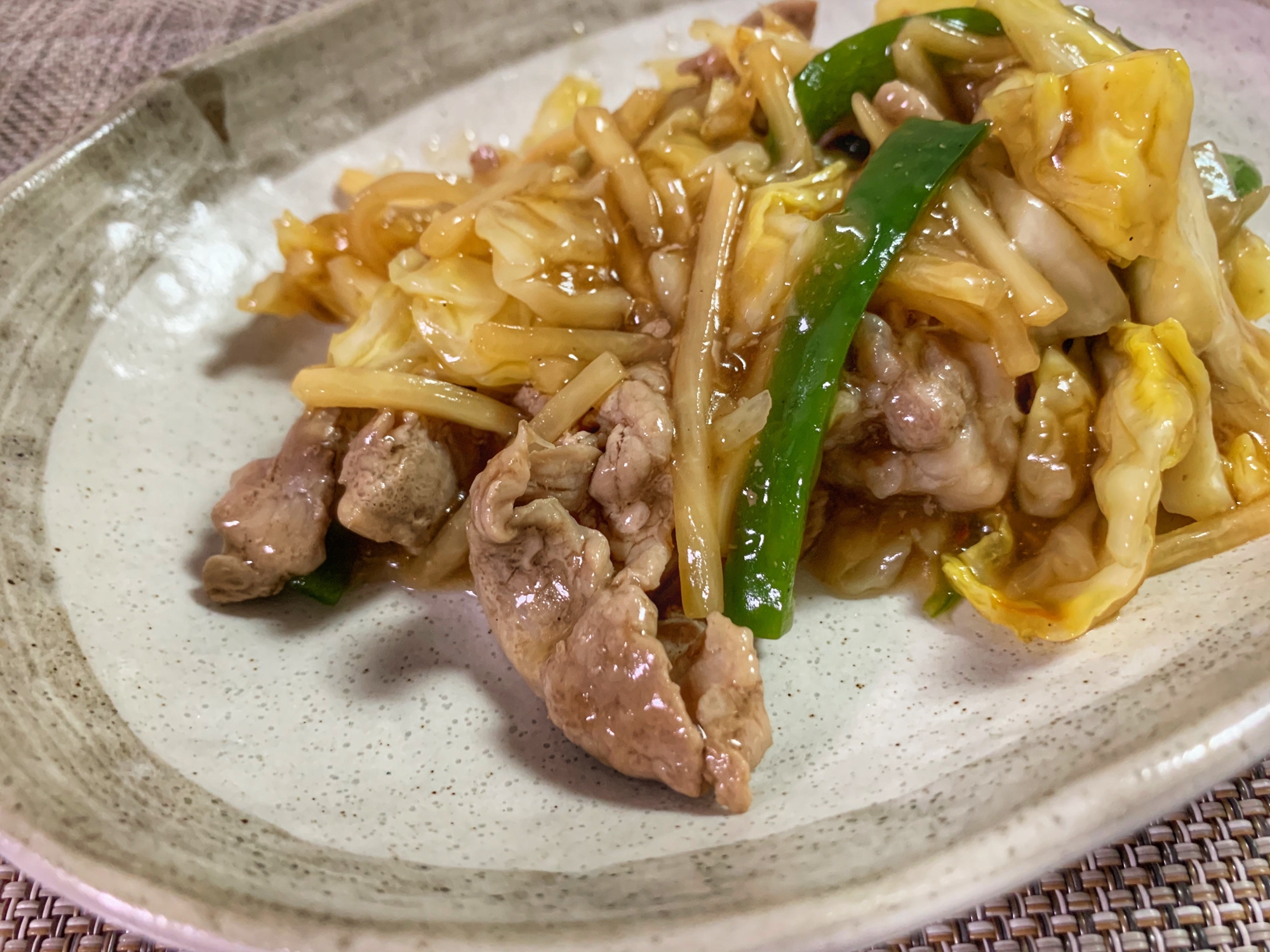 ごはんが進む♫豚肉と野菜の炒め物