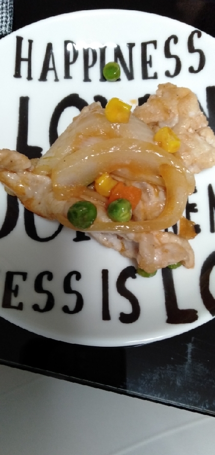 エリンギでヘルシーかさ増し❤酢豚っぽい肉野菜炒め♪