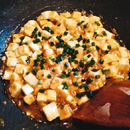 ソイミートの麻婆豆腐