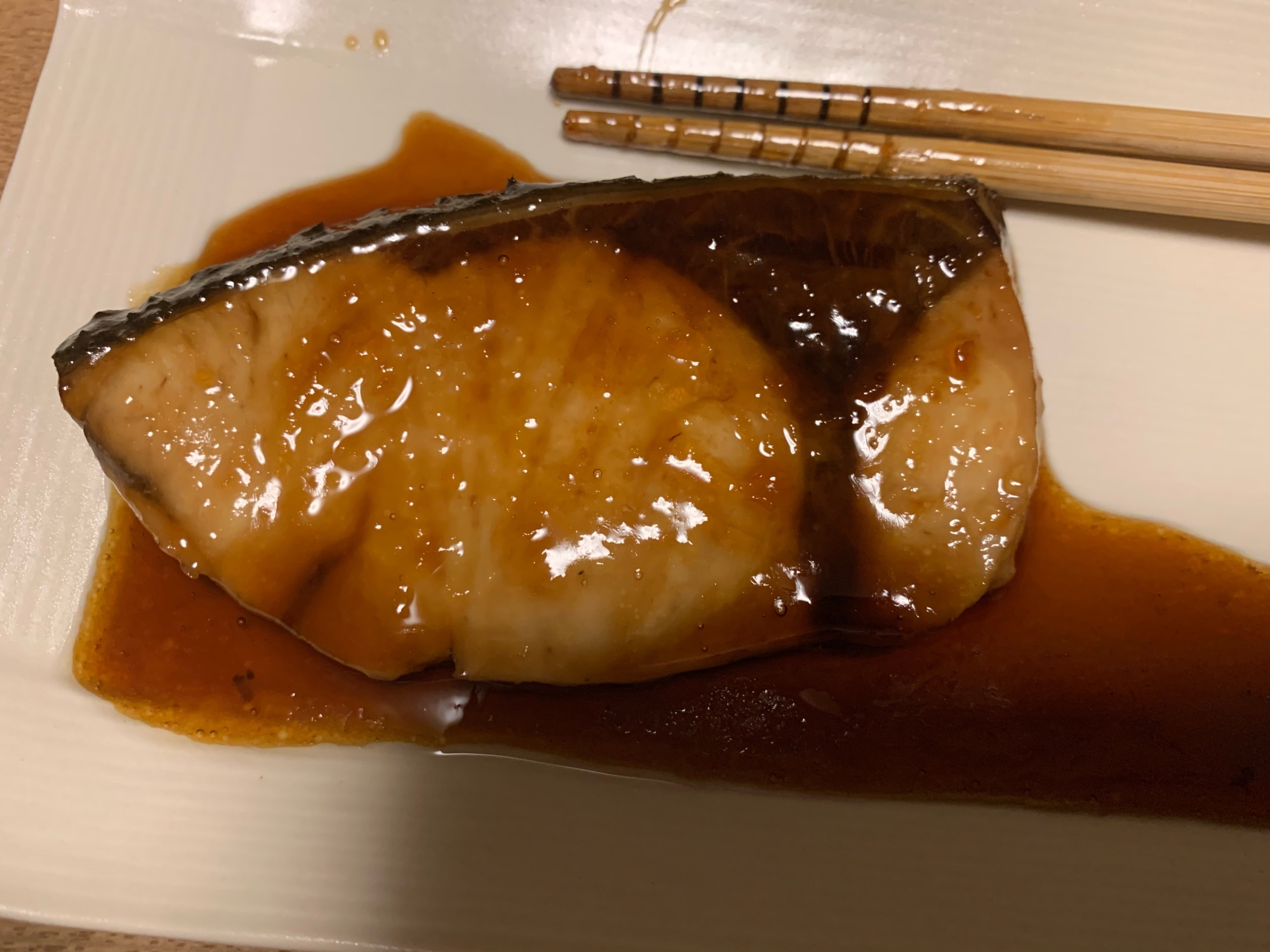 ぶりの照り焼き