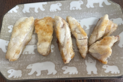 メカジキで作りました。手づかみでパクパク、あっという間に完食してくれました！簡単で美味しかったのでまた作ります！