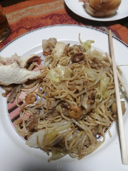 野菜&豚肉たっぷり焼きそば