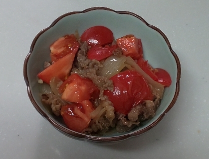 トマトと玉ねぎ、豚肉だけでしたが、中華丼作りました☘️トマトの酸味が爽やかでとてもおいしかったです♥️今ではサンタさんに手紙書いてた頃が懐かしいです(/o＼)